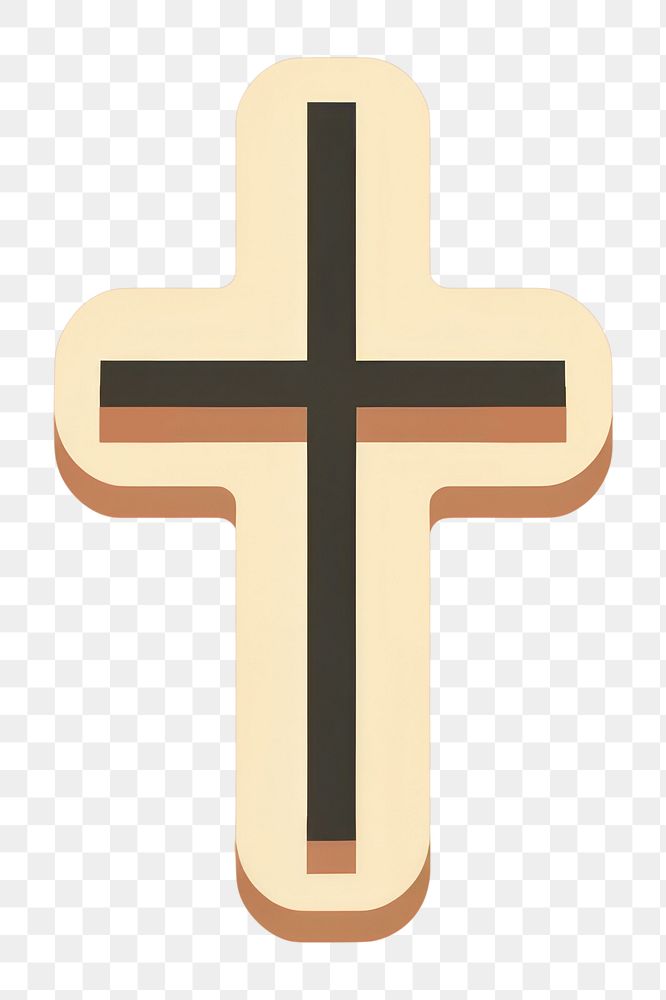 PNG Cross symbol spirituality catholicism. AI generated Image by rawpixel.