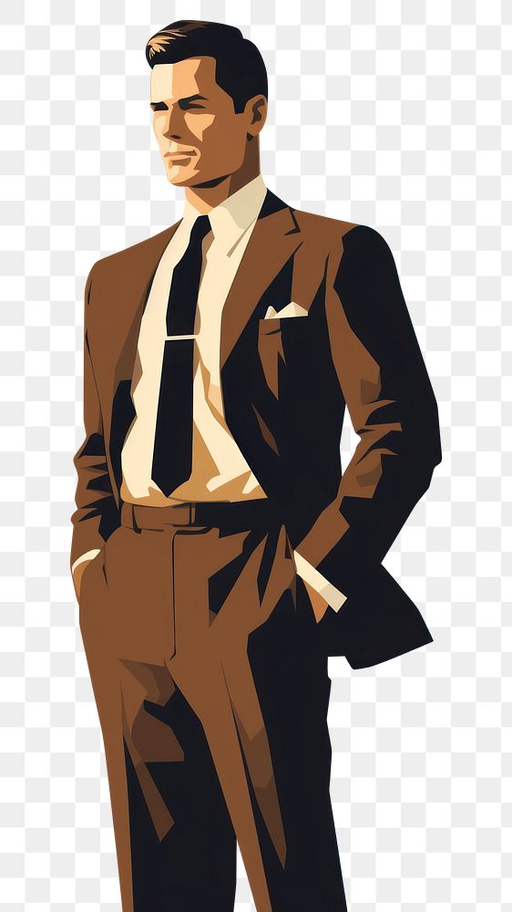 PNG Tie suit tuxedo adult. AI generated Image by rawpixel.
