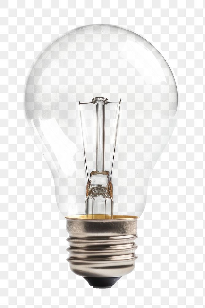 PNG Glass lighting bulb lightbulb white background electricity. AI generated Image by rawpixel.