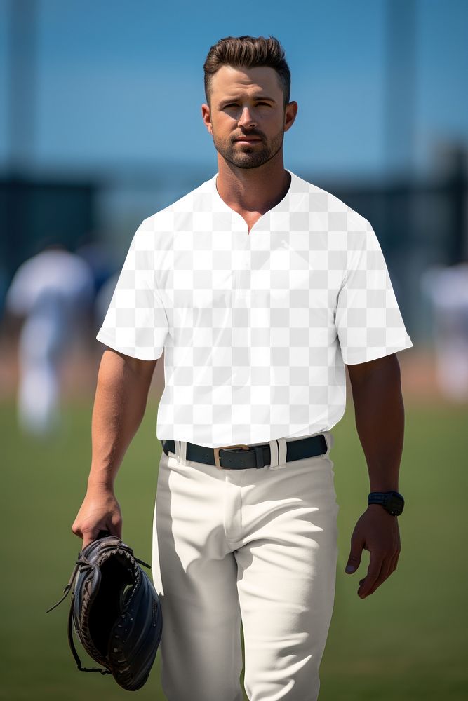 Baseball shirt png, transparent mockup