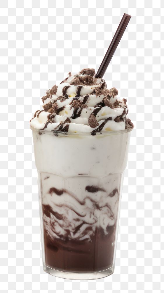 PNG Delicious milkshakes smoothie dessert sundae. 