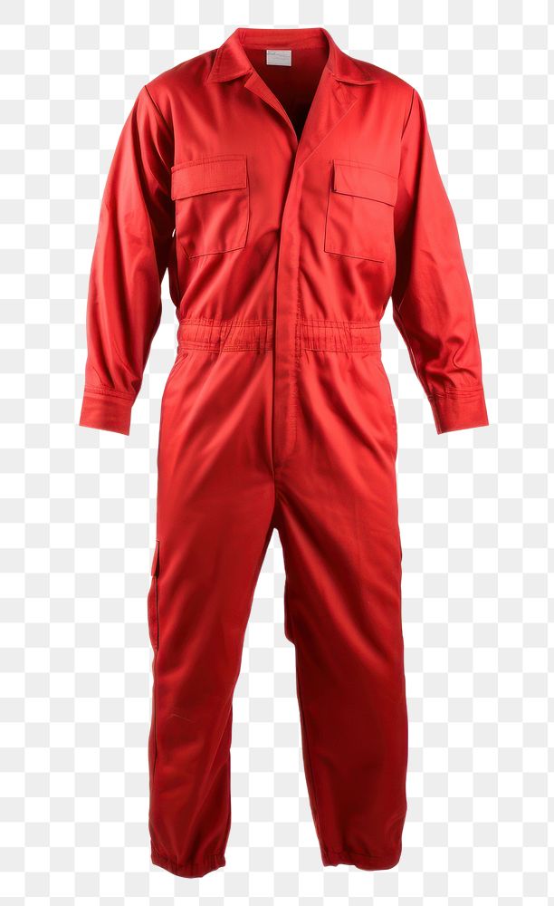 PNG Jumpsuit white background firefighter protection. AI generated Image by rawpixel.