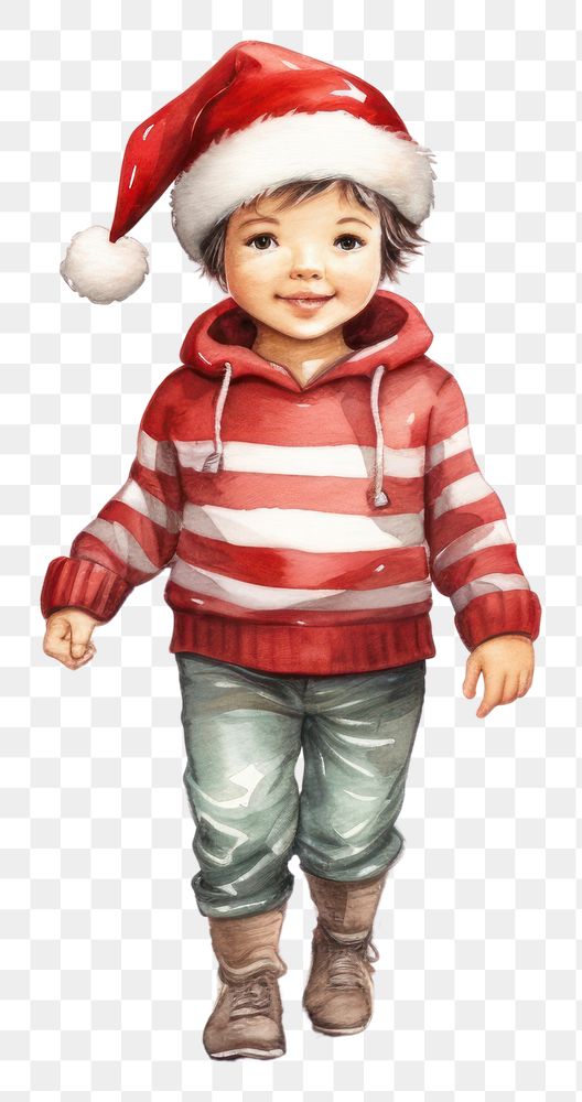 PNG Christmas portrait cute baby.