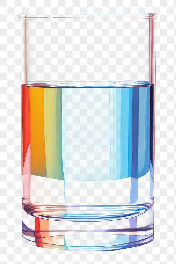 PNG A minimalism glass refreshment drinkware lighting. AI generated Image by rawpixel.