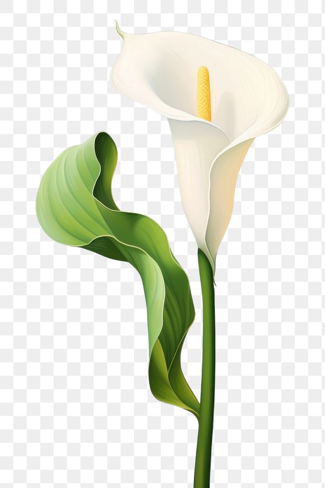 PNG Flower plant petal lily. AI generated Image by rawpixel.