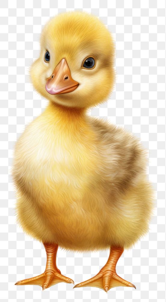 PNG Baby duck wildlife cartoon animal. 