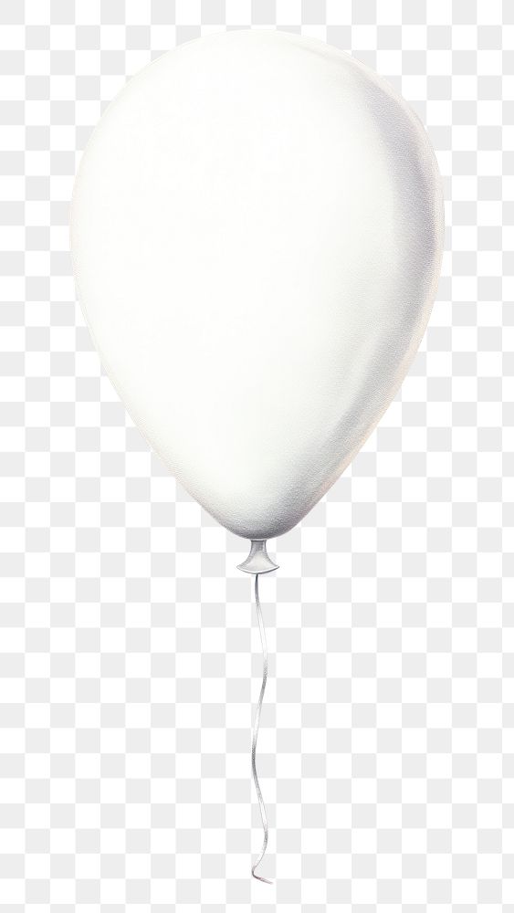 PNG White balloon white background celebration anniversary. 