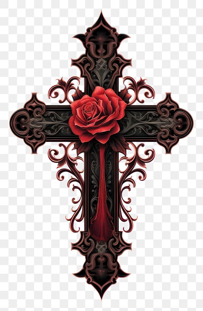 PNG Cross crucifix symbol spirituality. AI generated Image by rawpixel.