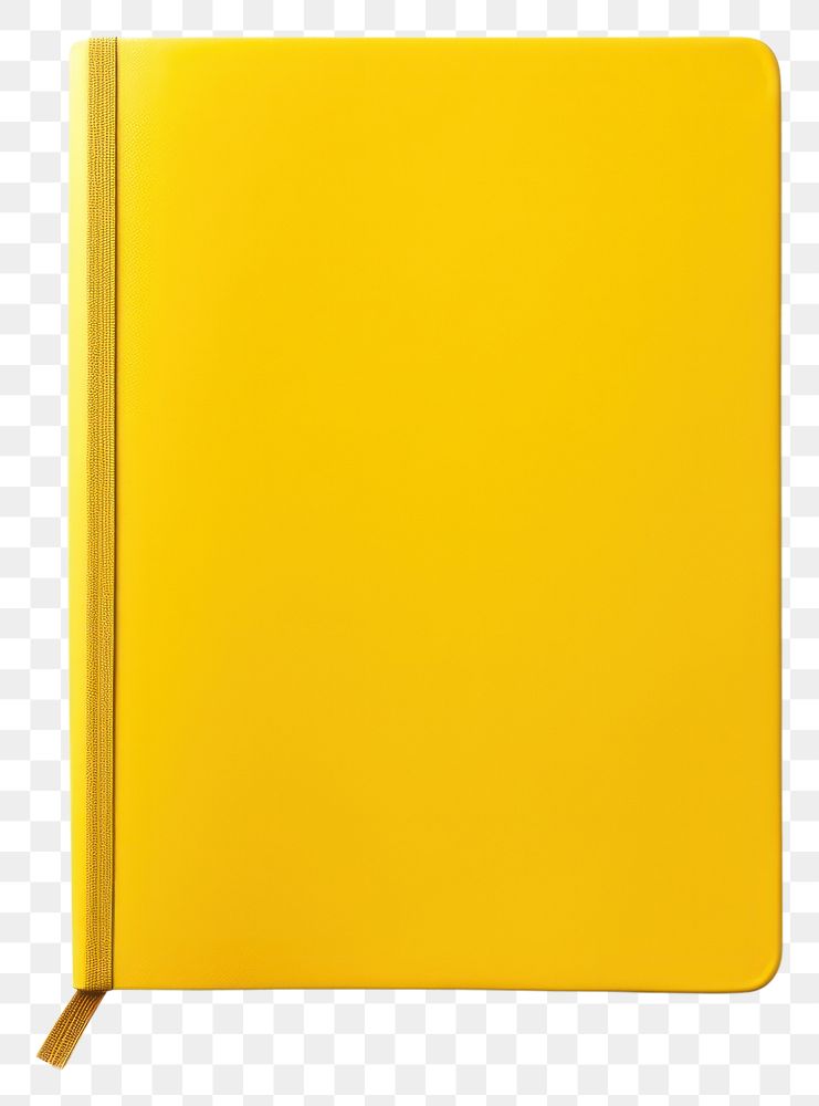 PNG Notebook yellow diary  