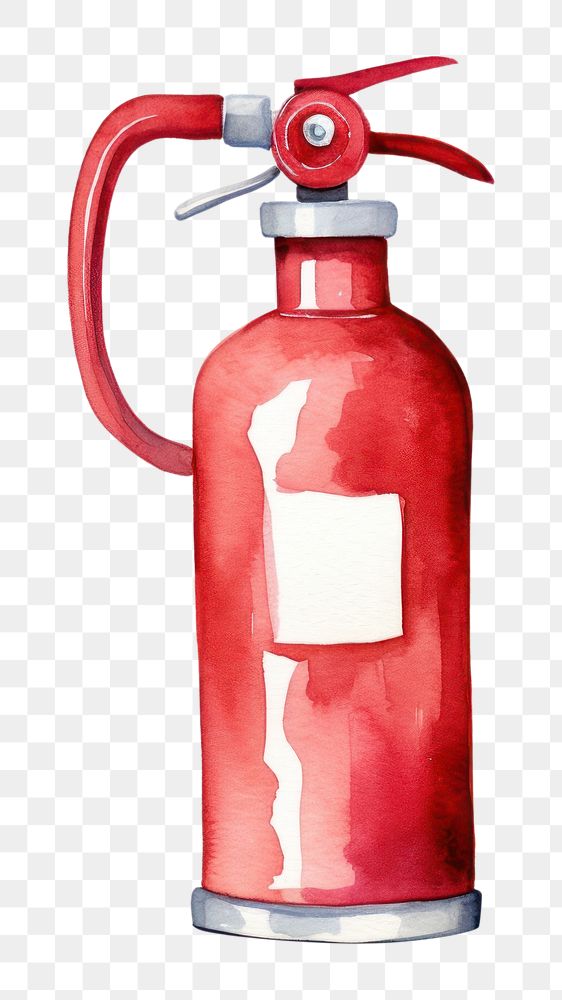 PNG Fire extinguisher protection security cylinder.