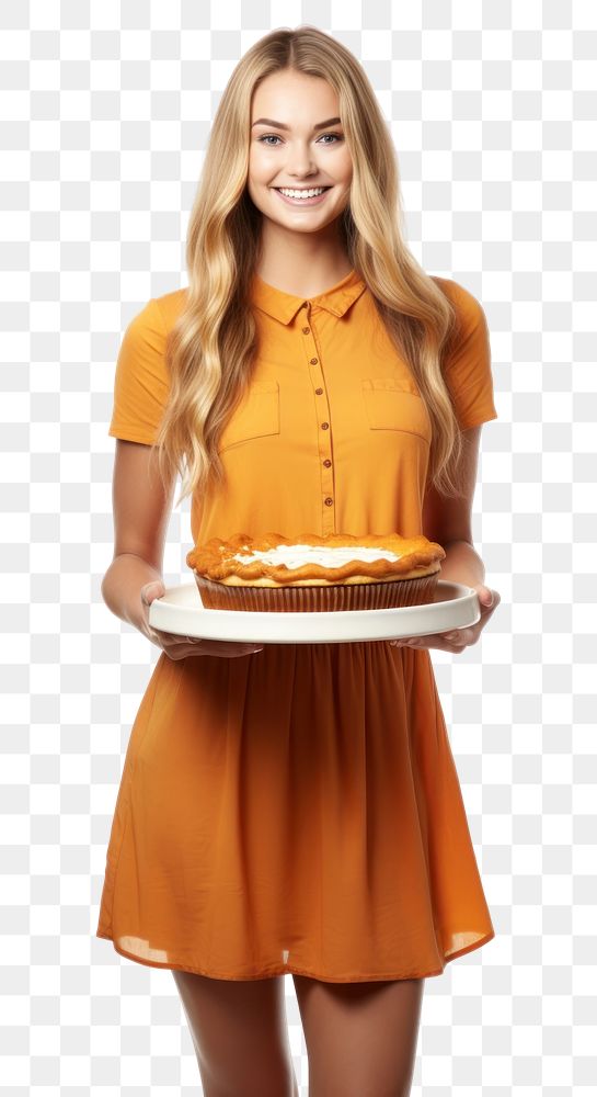 PNG Pumpkin pie dress photography miniskirt. AI generated Image by rawpixel.