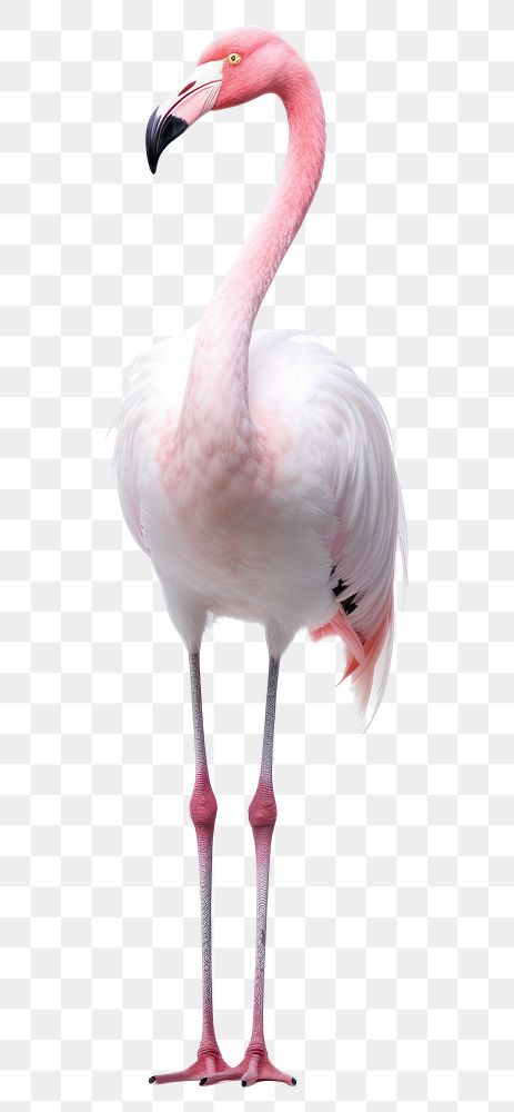 PNG Flamingo animal white bird. AI generated Image by rawpixel.