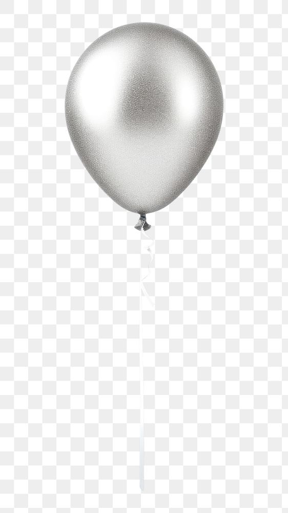 PNG Balloon silver celebration anniversary. AI generated Image by rawpixel.