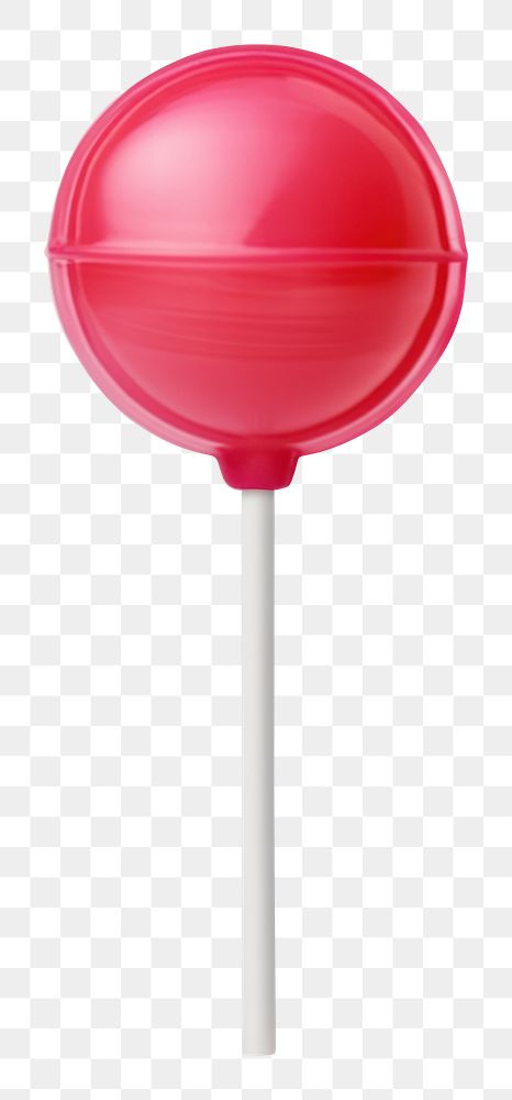 PNG Bright pink lollipop white background confectionery appliance. AI generated Image by rawpixel.