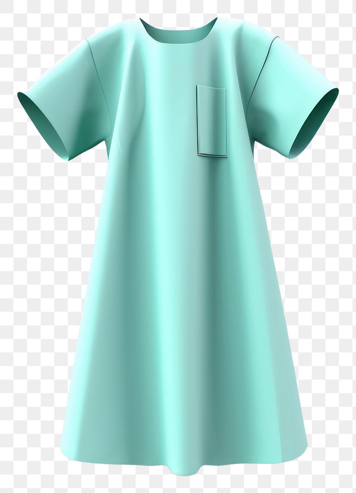 PNG Patient gown t-shirt fashion sleeve. AI generated Image by rawpixel.