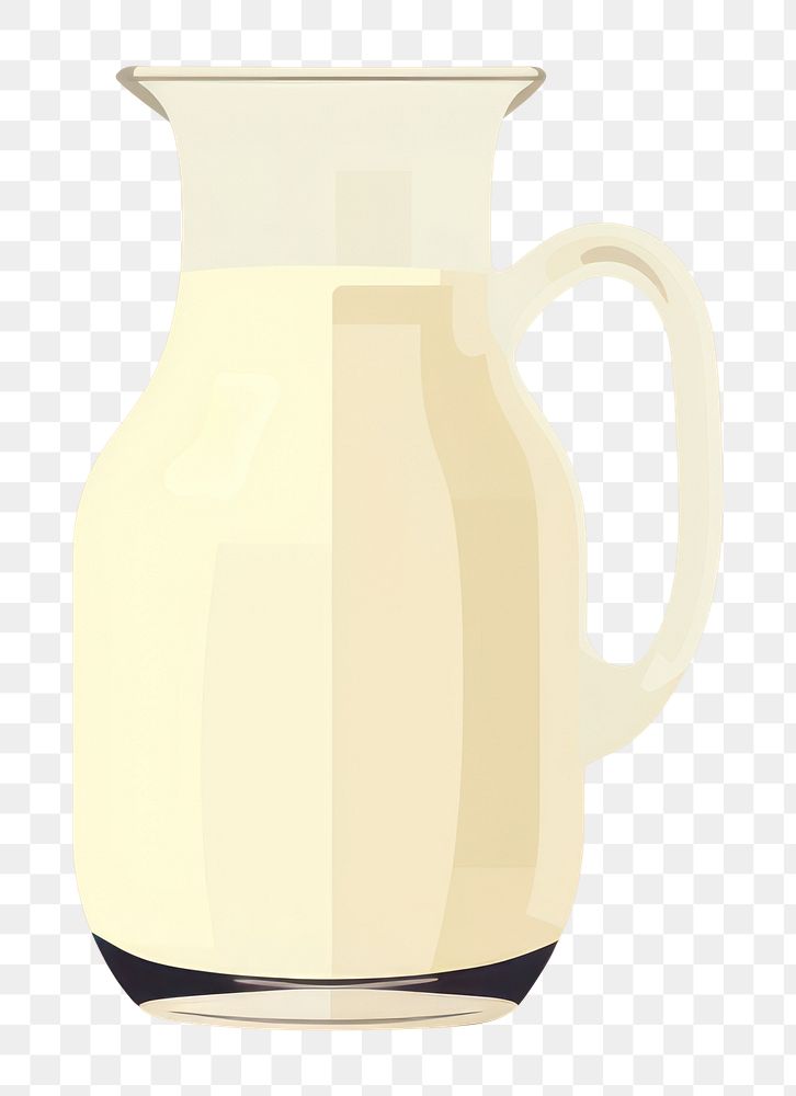 PNG Milk drink dairy jug. 