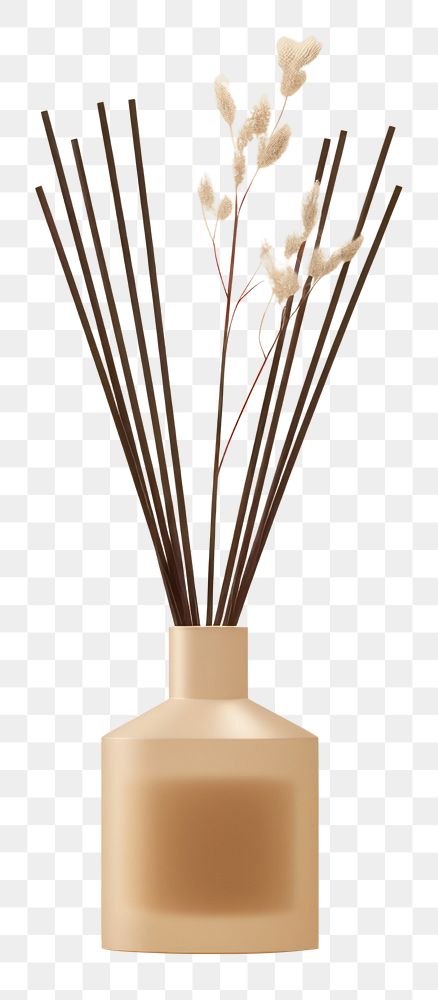 PNG Reed diffusers luxury scent vase container lighting. AI generated Image by rawpixel.