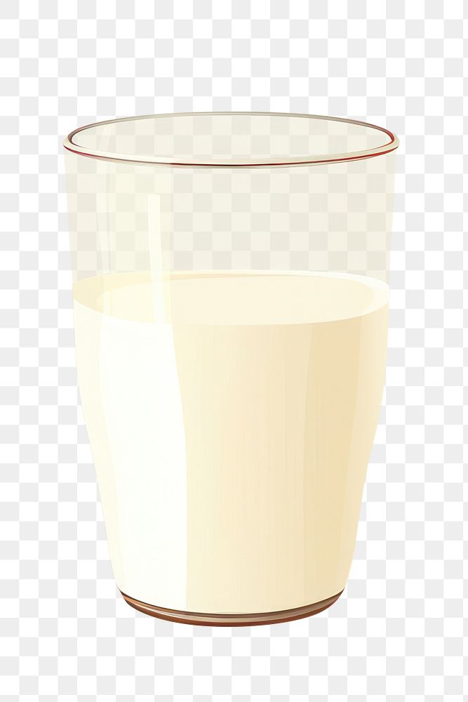 PNG Milk drink glass refreshment. AI generated Image by rawpixel.