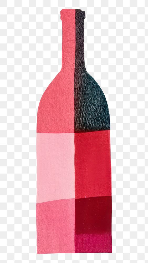 PNG Bottle wine art wine bottle. AI generated Image by rawpixel.