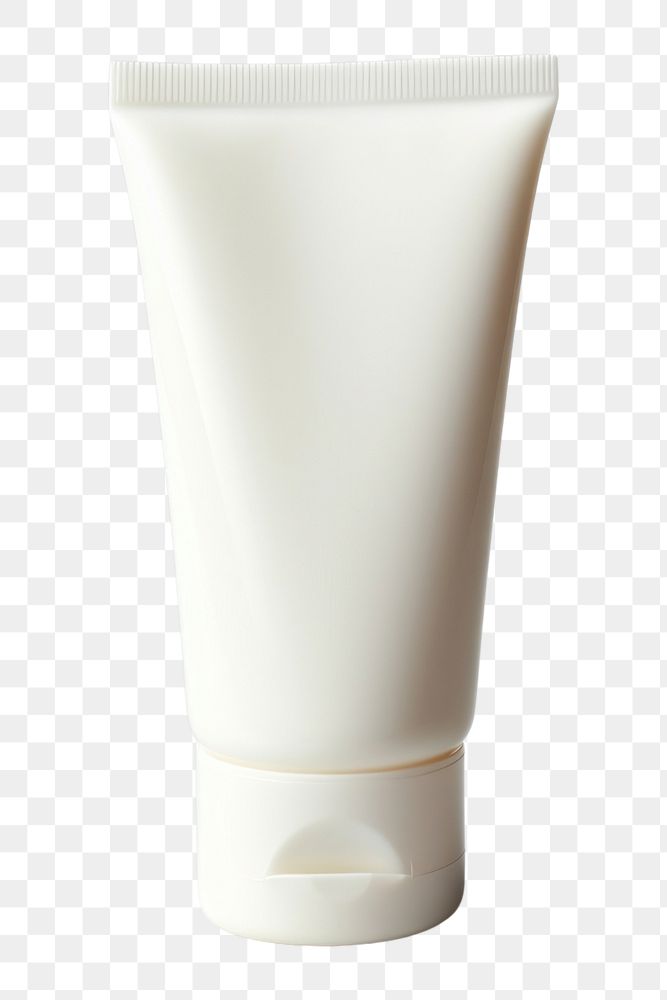 PNG  Cream squeeze tube bottle white background cosmetics. AI generated Image by rawpixel.
