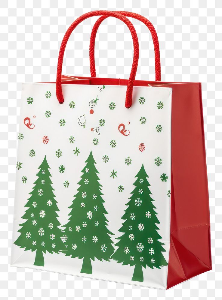 PNG Bag christmas handbag white background. AI generated Image by rawpixel.