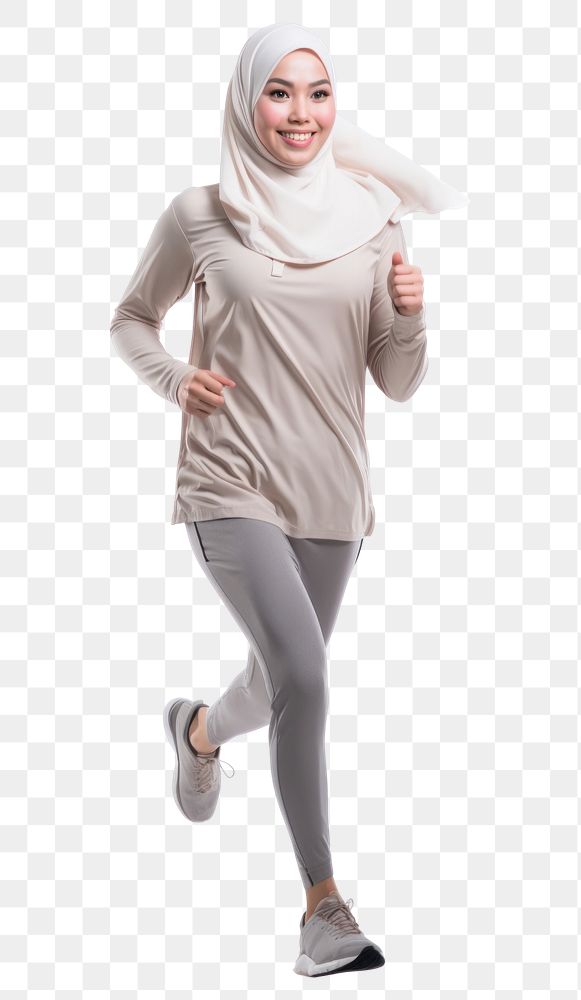 PNG Running adult smiling jogging. AI generated Image by rawpixel.