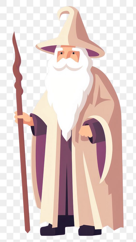 PNG Wizard adult headwear cartoon. AI generated Image by rawpixel.