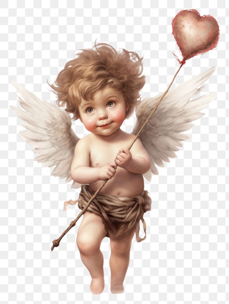 PNG Cupid angel baby representation. AI generated Image by rawpixel.