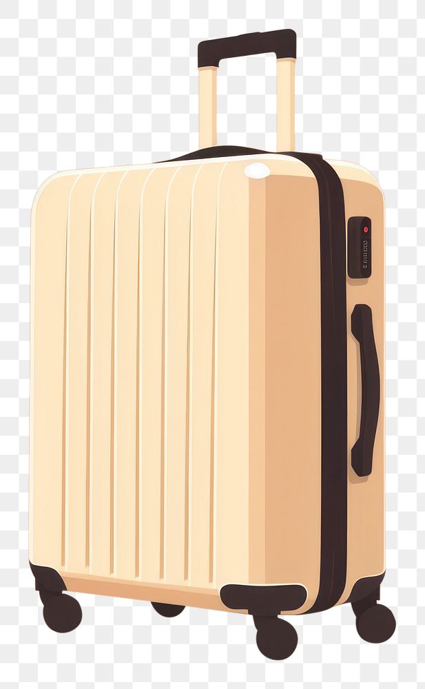 PNG Luggage suitcase furniture arriving. AI generated Image by rawpixel.