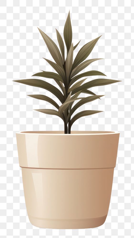 PNG Plant pot leaf houseplant flowerpot. AI generated Image by rawpixel.