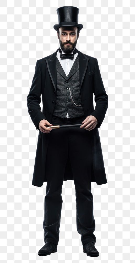 PNG Magician overcoat portrait tuxedo. 