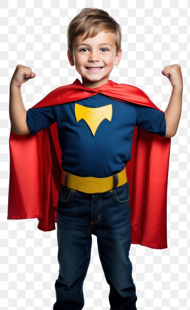 PNG Superhero portrait costume child. 