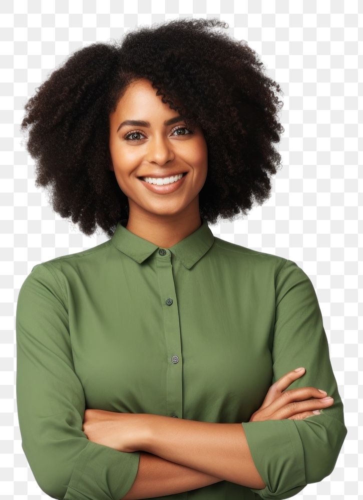 PNG Woman portrait standing smiling. AI generated Image by rawpixel.