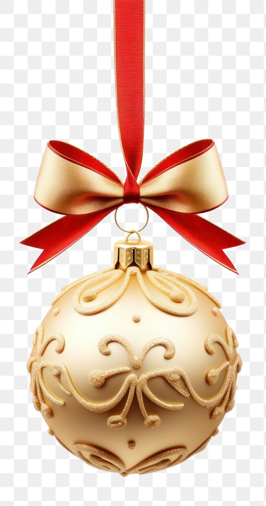 PNG Christmas ball gold decoration christmas. AI generated Image by rawpixel.