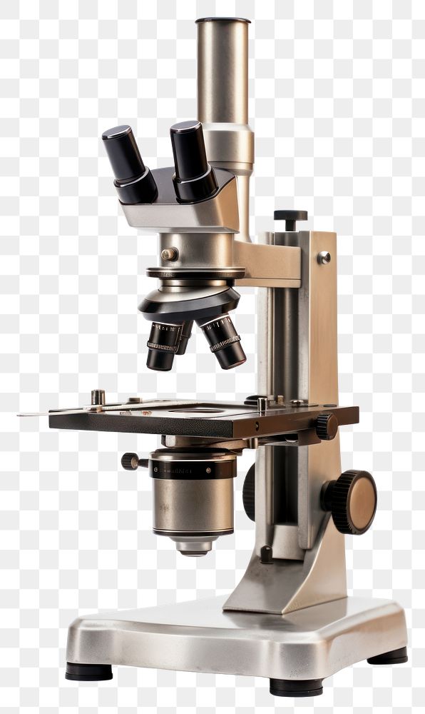 PNG Classic scientist microscope white background magnification technology. 