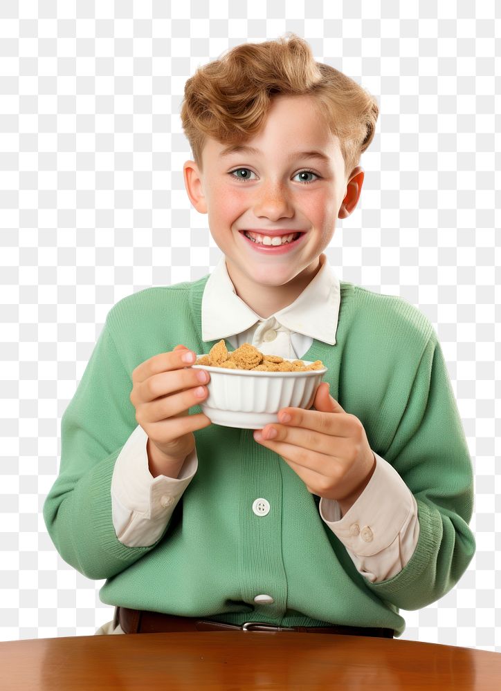 PNG Eating smile portrait child. AI generated Image by rawpixel.