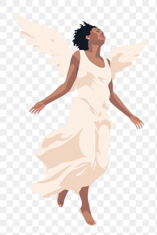 PNG Angel creativity archangel standing. AI generated Image by rawpixel.