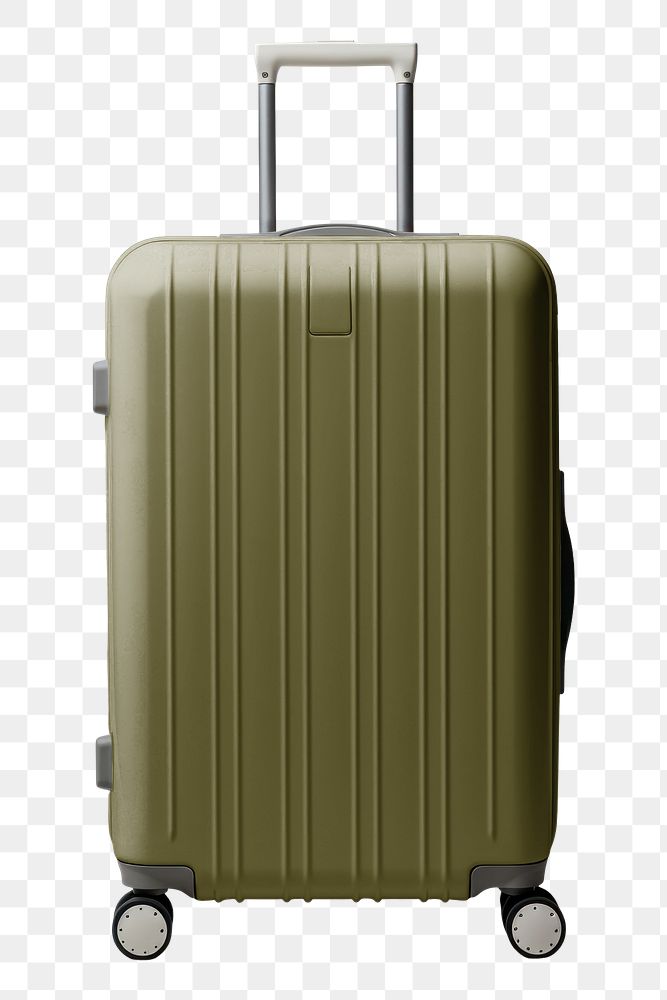 Suitcase luggage png, bag element, transparent background