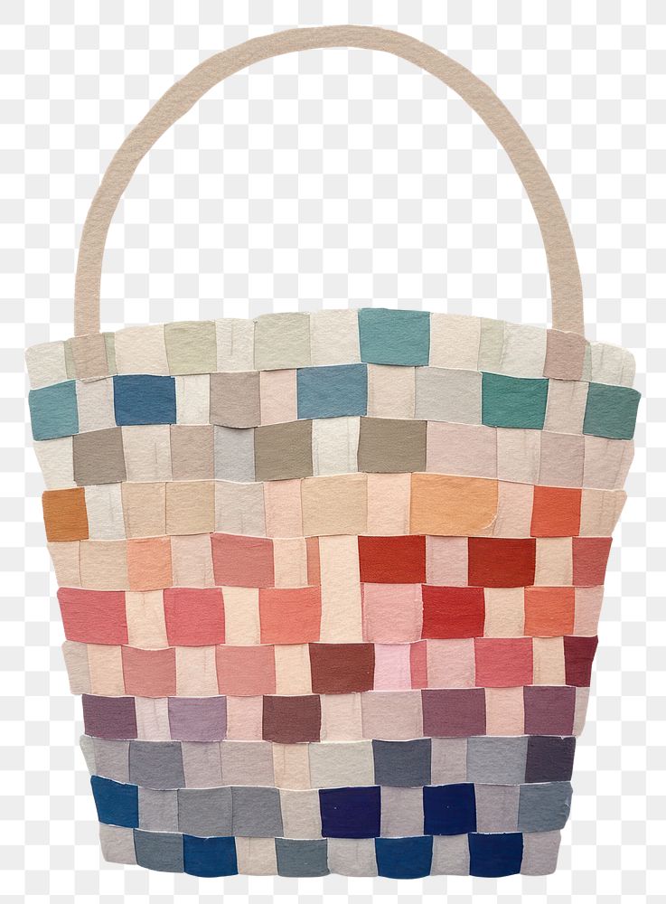 PNG Basket handbag art accessories. 