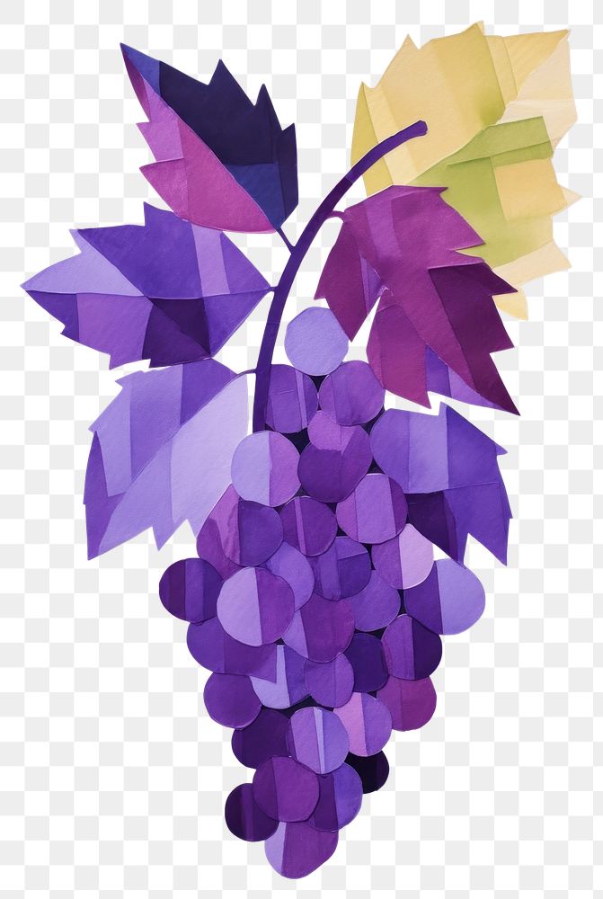 PNG Grape grapes art purple. AI generated Image by rawpixel.