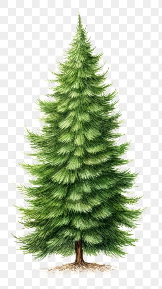 PNG Christmas tree plant pine fir. 