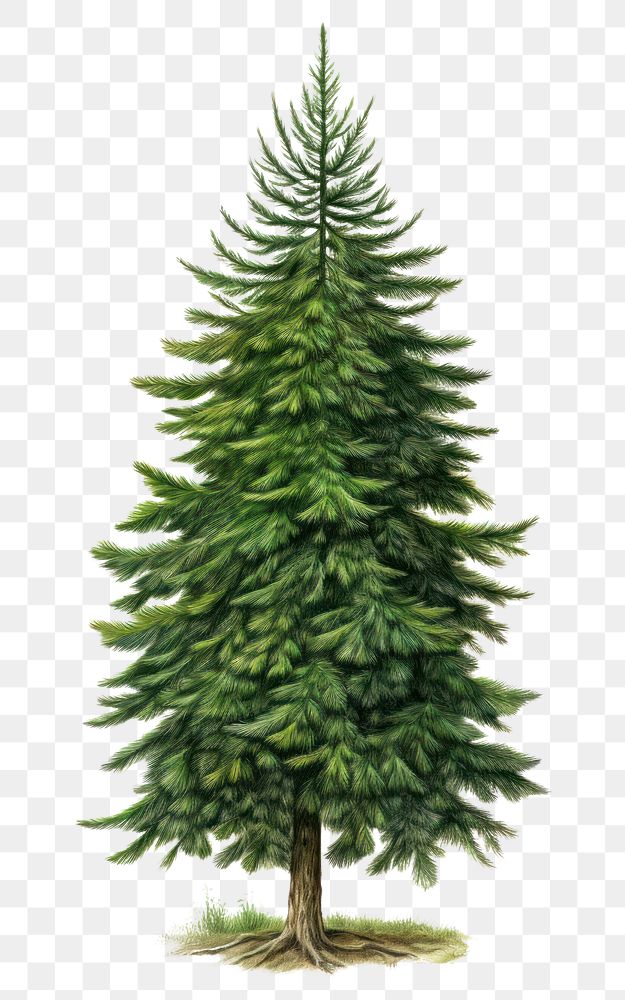 PNG Christmas tree plant pine fir. AI generated Image by rawpixel.