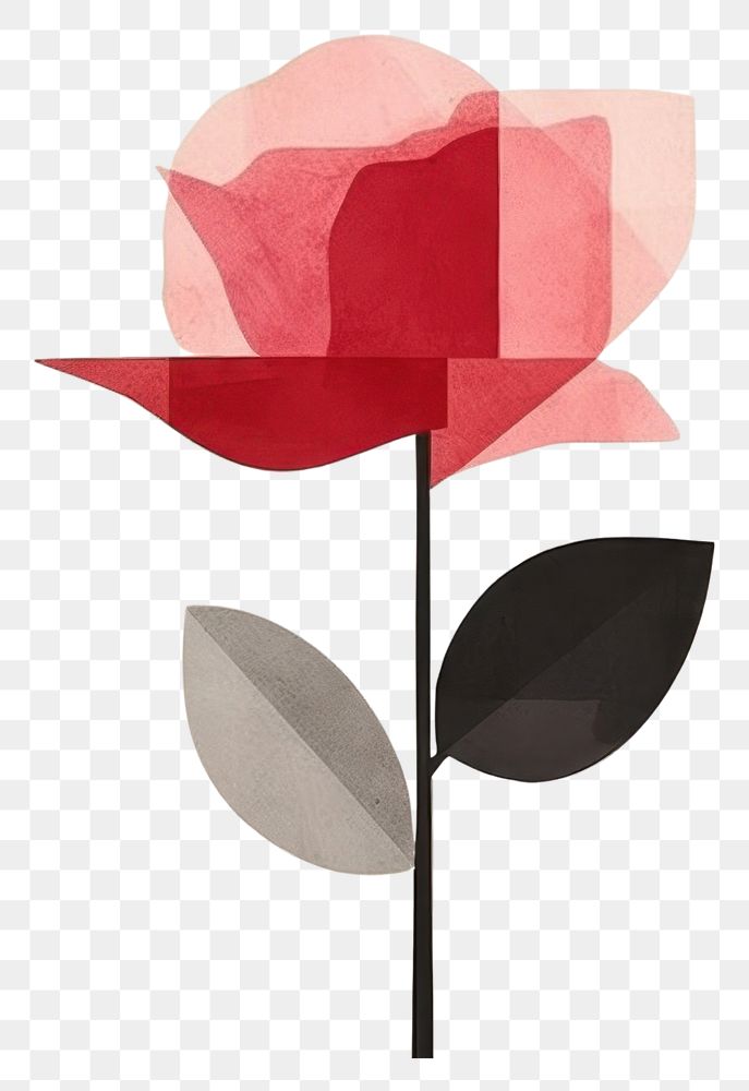 PNG Rose backdrop art flower plant. AI generated Image by rawpixel.
