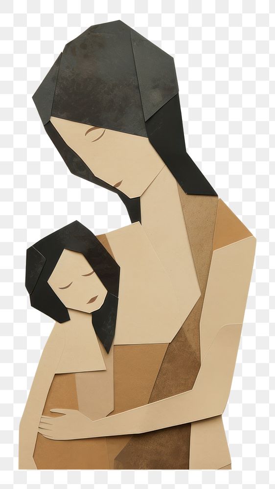 PNG Mother adult art togetherness. AI generated Image by rawpixel.