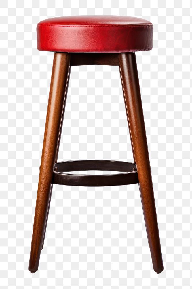 PNG Bar stool furniture chair white background. AI generated Image by rawpixel.