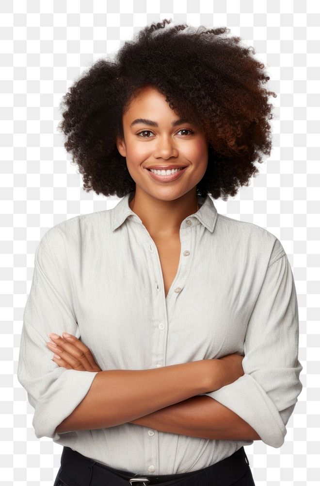 PNG Woman portrait smile adult. AI generated Image by rawpixel.