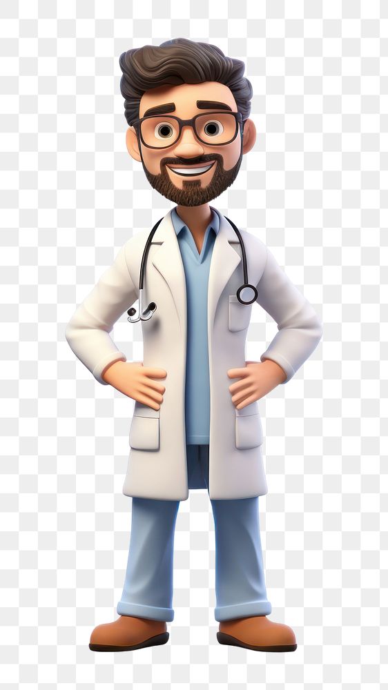 PNG Men doctor cartoon adult representation. AI generated Image by rawpixel.