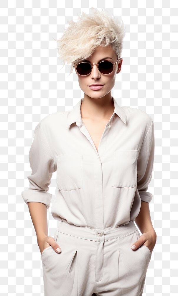 PNG Sunglasses adult woman white background. AI generated Image by rawpixel.