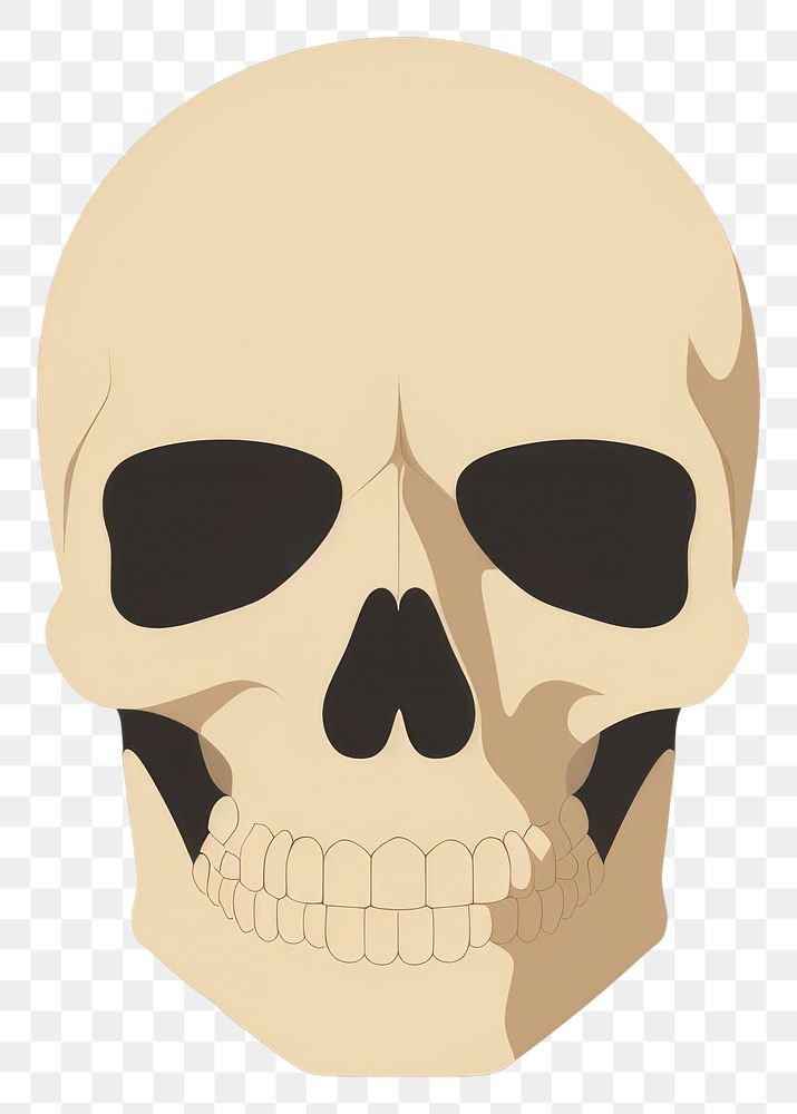 PNG Skull face anthropology spooky. AI generated Image by rawpixel.