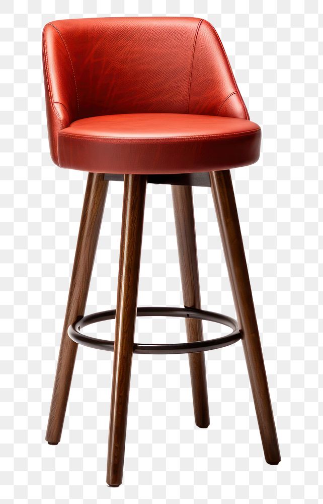 PNG Barstool furniture chair white background. AI generated Image by rawpixel.